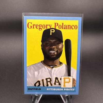 2019 Topps Archives 1958 Design Blue /25 Gregory Polanco #38