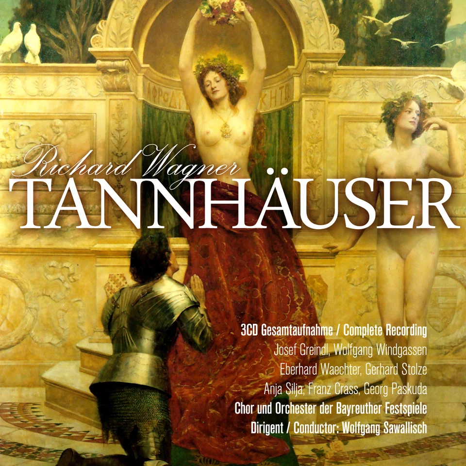CD Tannhäuser De Richard Wagner 3CDs Avec Chorale le Bayreuth Festival - Photo 1/1