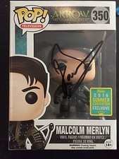 Funko Merlyn Pop Vinyl John Barrowman Autographed Signed Action Figure COA K