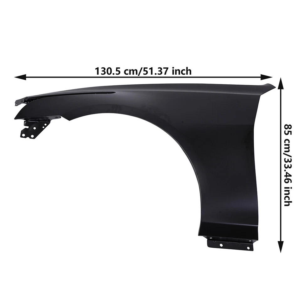 Fender Fits For 2014-2019 Cadillac CTS Front Primed Steel New Driver LH Side - Изображение 3 из 4