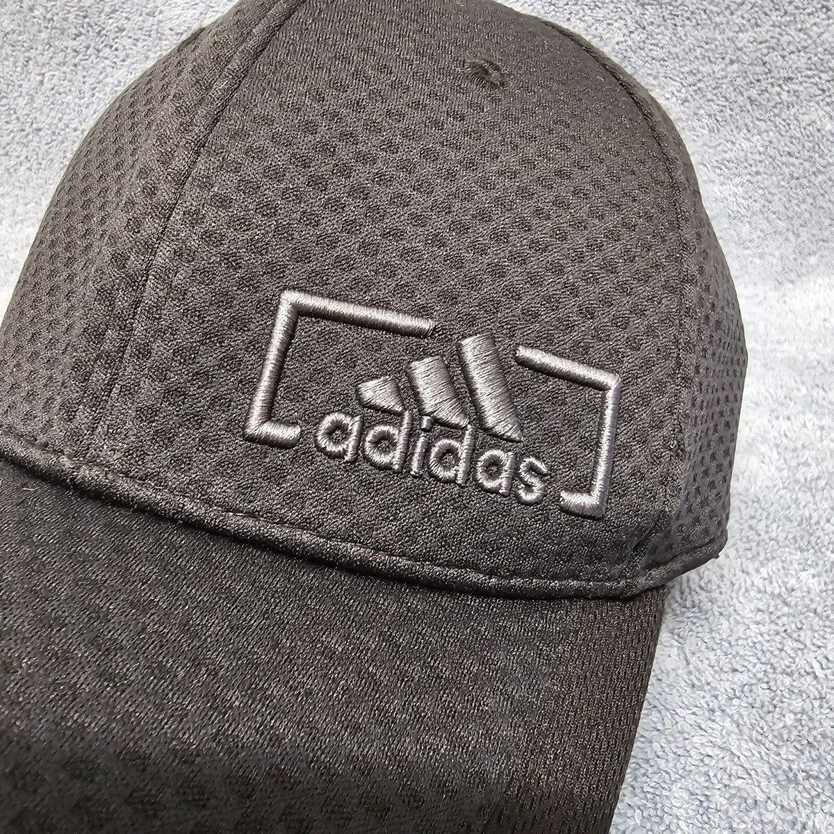Adidas Baseball Hat Cap Climalite Side Logo Flex Fit Baseball Cap