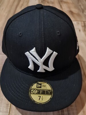 New York Yankees NY 59FIFTY 7 1/2 Men's Fitted New Era Hat Cap