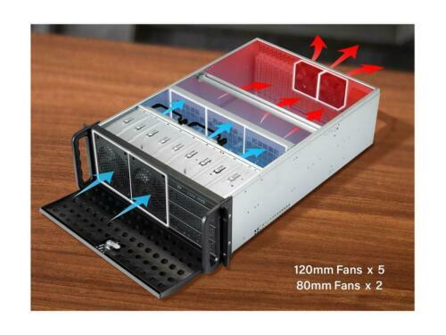 Serveur forge 19 rails rack rails kit statique HP MSL2024