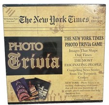 Trivia Game New York Times Photo Trivia. Brand New. First Edition NEW NIB