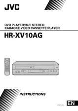 JVC HR-XV10AG VCR Owners Instruction Manual Reprint