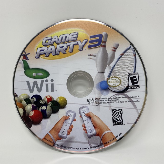Game Party 3 Nintendo Wii 2009 For Sale Online EBay