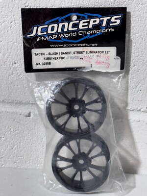 JConcepts 3399B Tactic Traxxas Slash Bandit Street Eliminator 2.2 Front Wheel