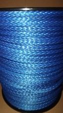 3/8" 10mm x 600' HMPE Winch Line, Synthetic Rigging Rope, 12-Strand Braid, USA