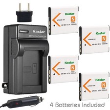 Travel Charger  4 battery for DSC-TX100 TX200 TX300 W310 W320 W330 W350