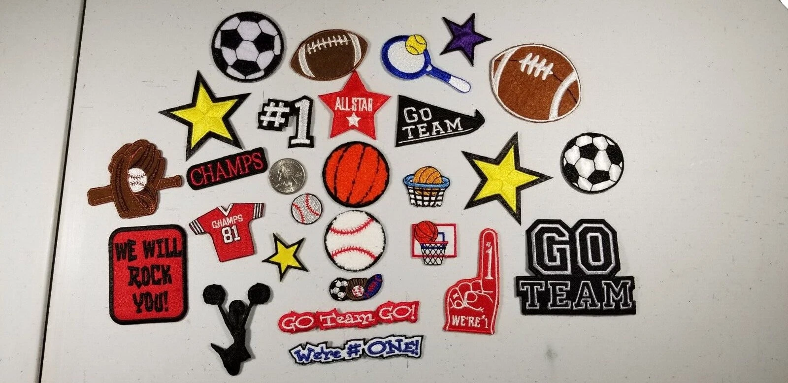 Sports Iron-on Apliques de Costura