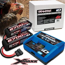 Traxxas EZ-PEAK LIVE 2971 Charger with (2) 14.8v 4S 2890x Batteries X-MAXX