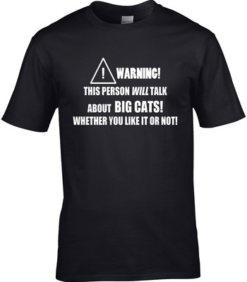 Raubkatzen Herren T-Shirt Wildtiere Tierarzt Tiere Tiger Löwe Leopard Gepard Geschenkidee