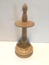 HAND TURNED WOODEN EARRING  DISPLAY STAND / HANGER / STORAGE