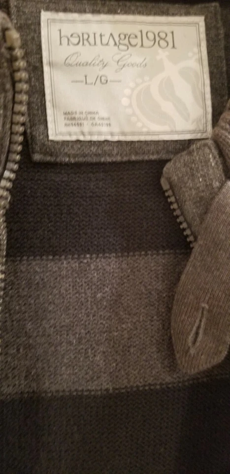 Suéter Chaqueta Heritage 1981 Para Hombres LG Manga Larga (Ver Leer Defecto) Foto 3 de 3