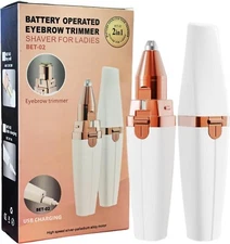 New Women's Flawless Brows Facial Hair Remover Electric Eyebrow Trimmer Epilator