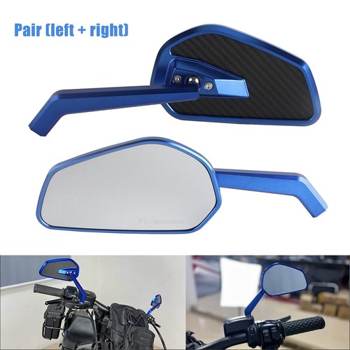 Motorcycle Universal 4-Colours Side Rear Rear View Mirrors Adjustable 10mm 8mm - Picture 11 of 25
