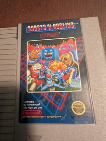 Ghosts 'n Goblins (Nintendo Entertainment System, 1986) NES - Ex Rental Copy