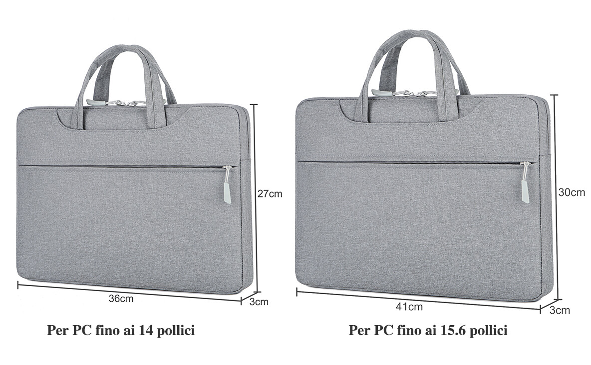 Borsa per PC Portatile Custodia Porta Computer Zaino Laptop