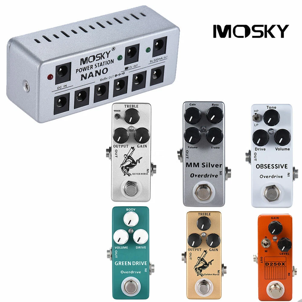 Mosky mini Guitar Pedal Effect Pedal Overdrive True Bypass NANO