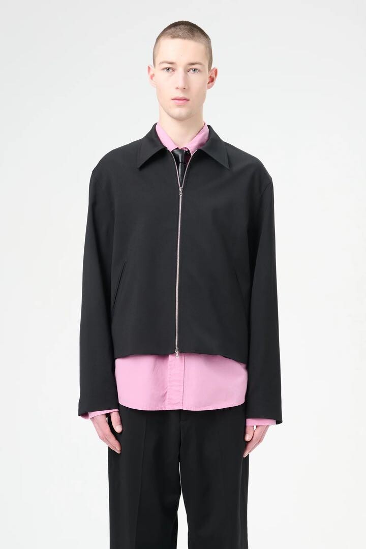 Our Legacy MINI JACKET Size M (48) Black Large Worst Wool