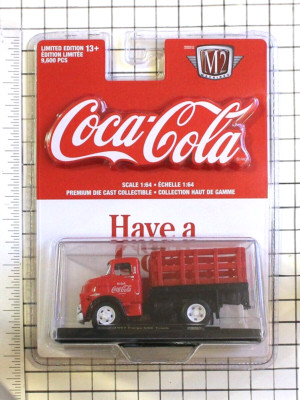 M2 Machines 2018 Coca-Cola, 1957 Fargo COE Stack Truck, red w/soda tampos