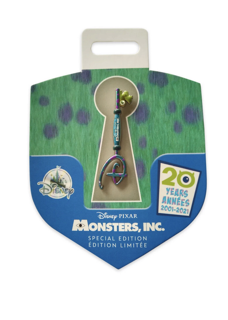 Monsters, Inc. 20th Anniversary Collectible Key Pin – Special