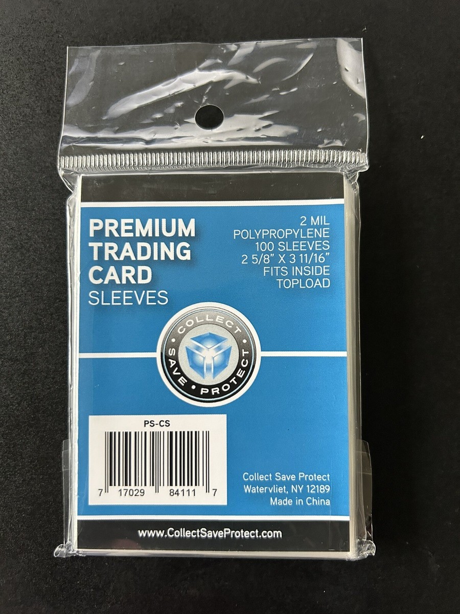 Card Sleeves CSP Premium Trading Card Penny Sleeves  10,000 Sleeves In A  Case (2 5/8 X 3 11/16)  Crystal Clear Protection For Standard Cards NBA  Finals Sealed Sports Trading Card Packs