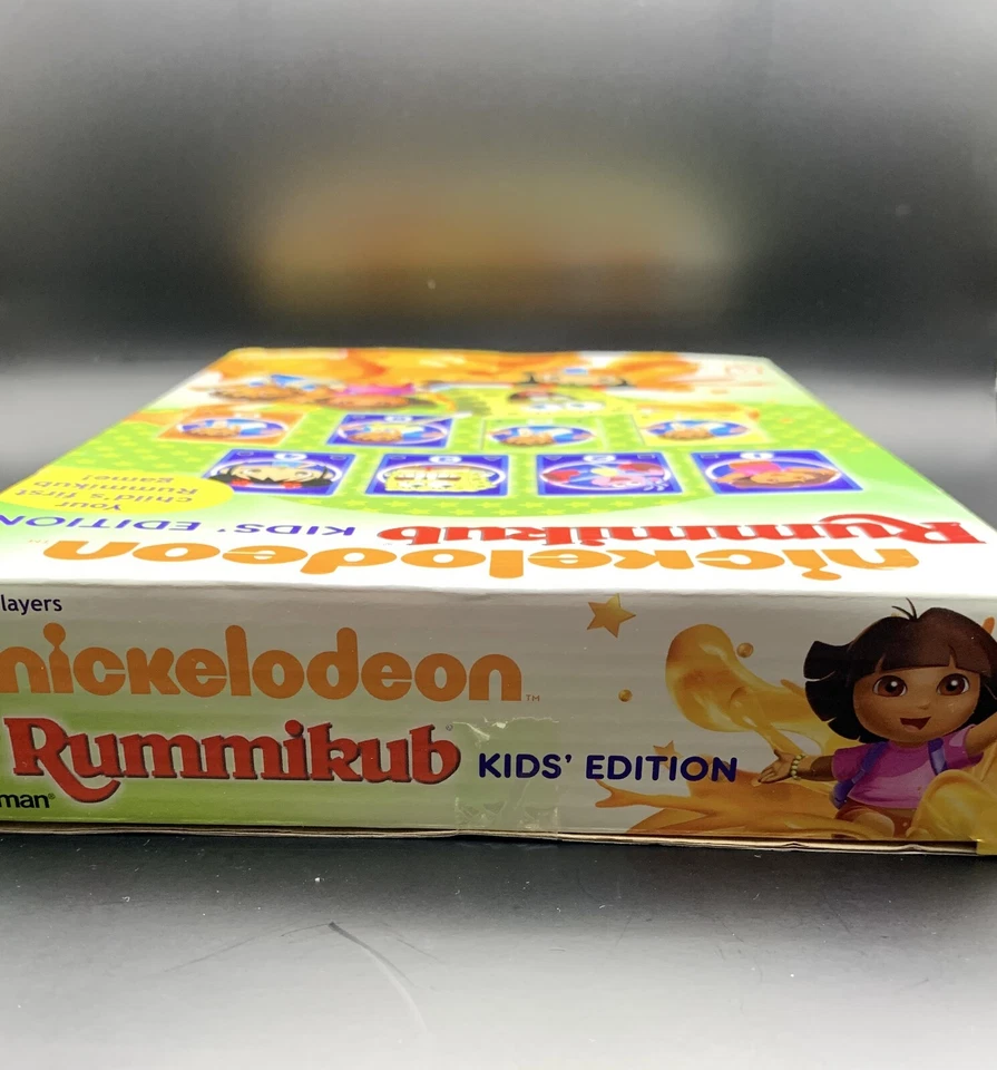 Nickelodeon Rummikub Kids' Edition Pressman Toys New in Box Dora Spongebob Diego - Image 3 of 4