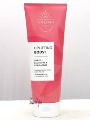BATH & BODY WORKS UPLIFTING BOOST NEROLI BLOSSOM & BERGAMOT BODY CREAM 8 OZ