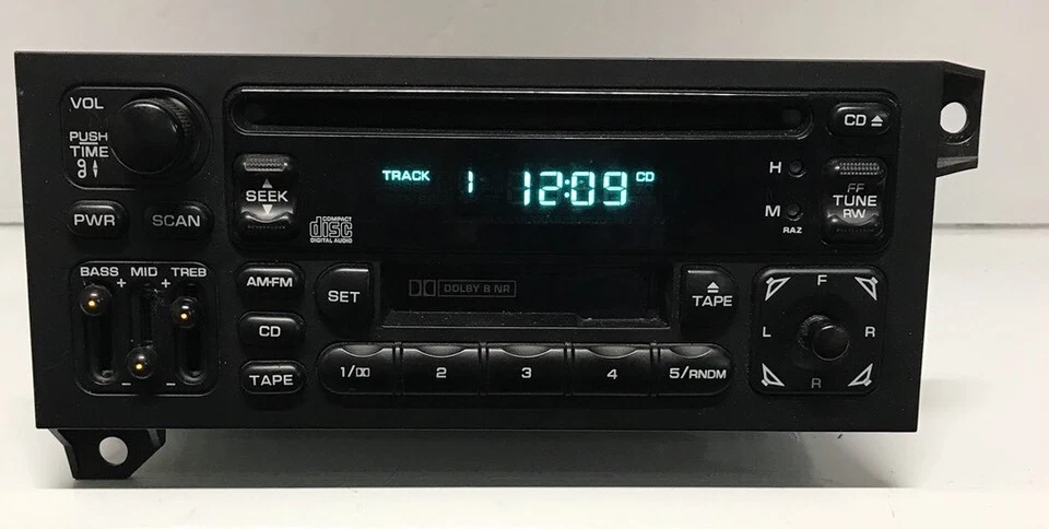 84-02 Radio Dodge Chrysler Jeep Caravan CD FM P04704383 Controles Volante Foto 2 de 4