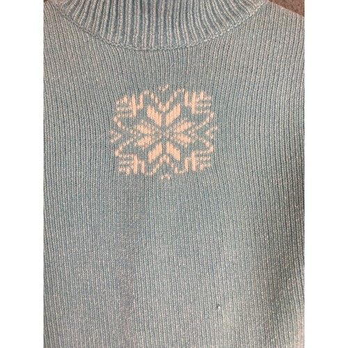GAP Girls M Blue Snowflake Pullover Sweater Winter Casual - Picture 6 of 6