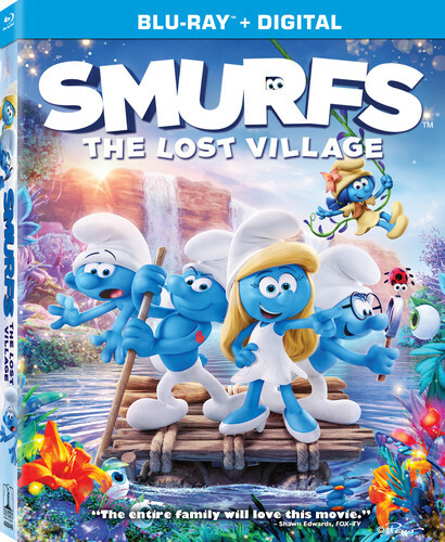 Smurfs The Lost Village (Blu-ray) DISC & COVER ART ONLY NO CASE UNUSED CONDITION