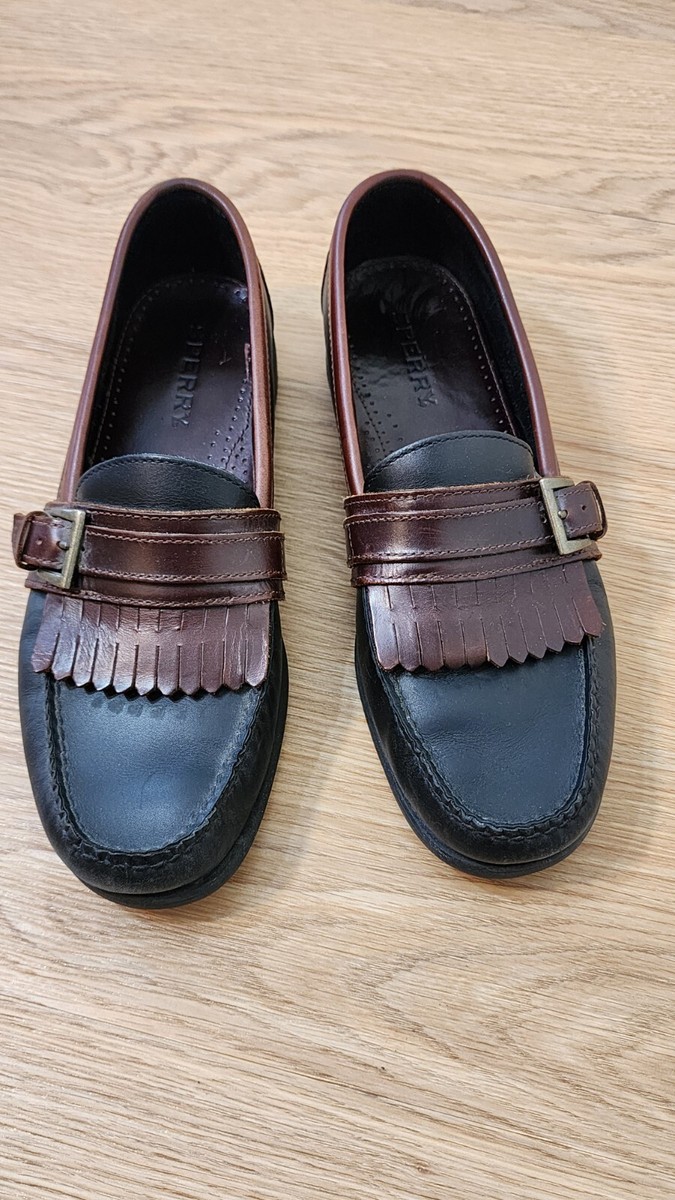 Sperry Top Sider Loafers Mens 10 Leather Tremont Kiltie  display picture 1