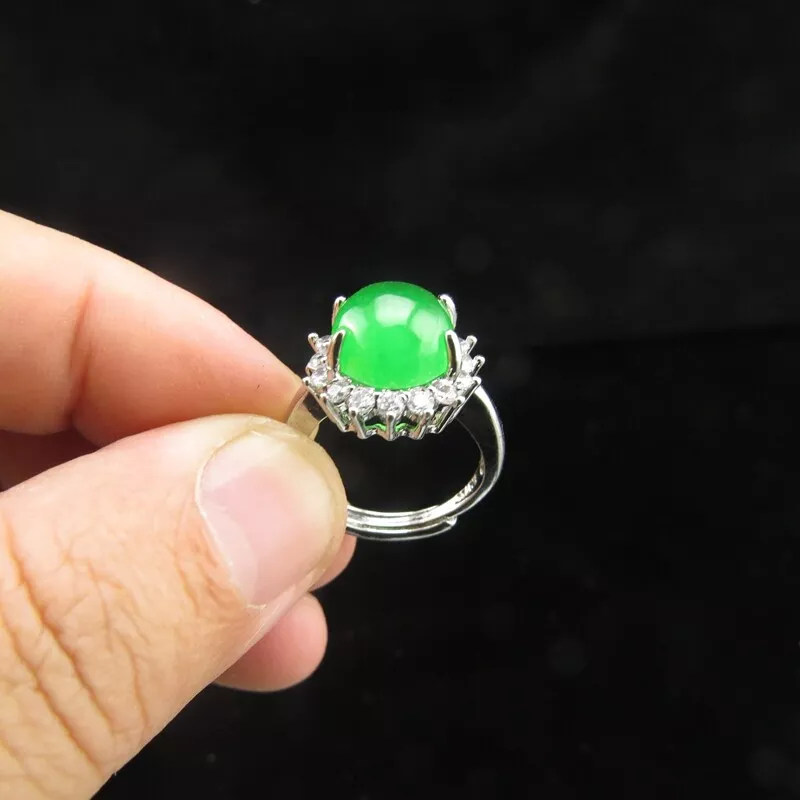 Pure jade shop ring