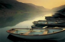 Petrer Adams, "Hazy Landing", digital print, Image 18"h x 24"w