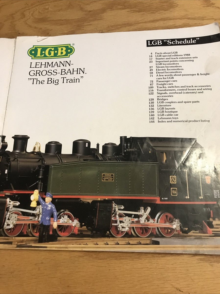 1988 THE WORLD OF L.G.B. 20 YEARS OF L.G.B CATALOG Lehmann Germany