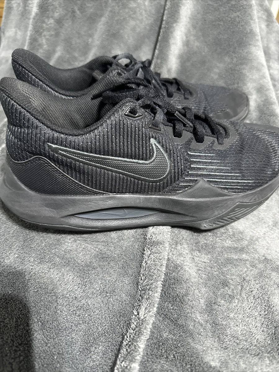 Nike Precision 5 Black Mens Sz 7.5  Sneakers‎ 4945823_Black_White_Anthracite  main image 4