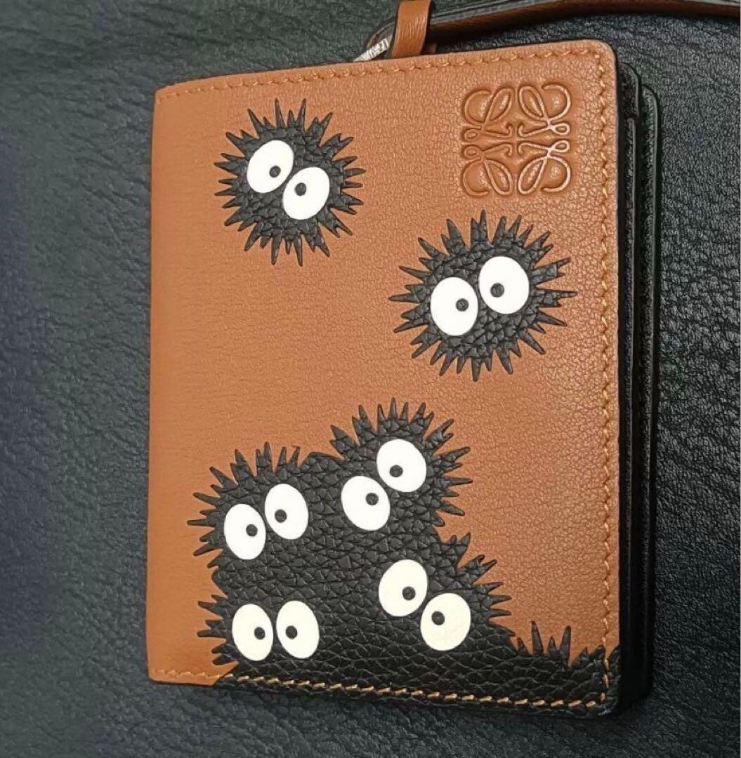 Loewe x Studio Ghibli Spirited Away Susuwatari Folded Wallet