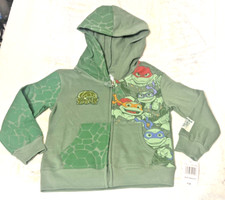 NWT - Nickelodeon Teenage Mutant Ninja Turtles Boys Hoodie Size: 4/5 XXS