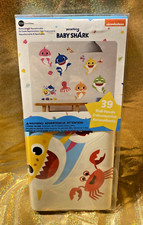Baby Shark Peel  Stick 39 Wall Decals Tropical Characters Room Decor Stickers