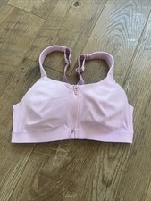 Victoria Secret 34D Incredible Knockout Sport Bra Front Zip Underwire