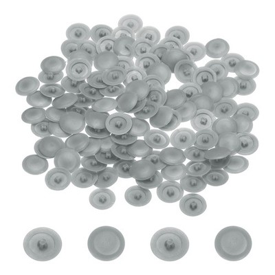 228Pcs Phillips Plastic Self Tapping Caps 12mm for Cap (Light Grey)