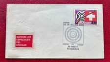 URUGUAY * TIMBRE POSTAL SPÉCIAL - CLUB SUISSE "NUEVA HELVECIA" - COUVERTURE AVEC YVERT#878
