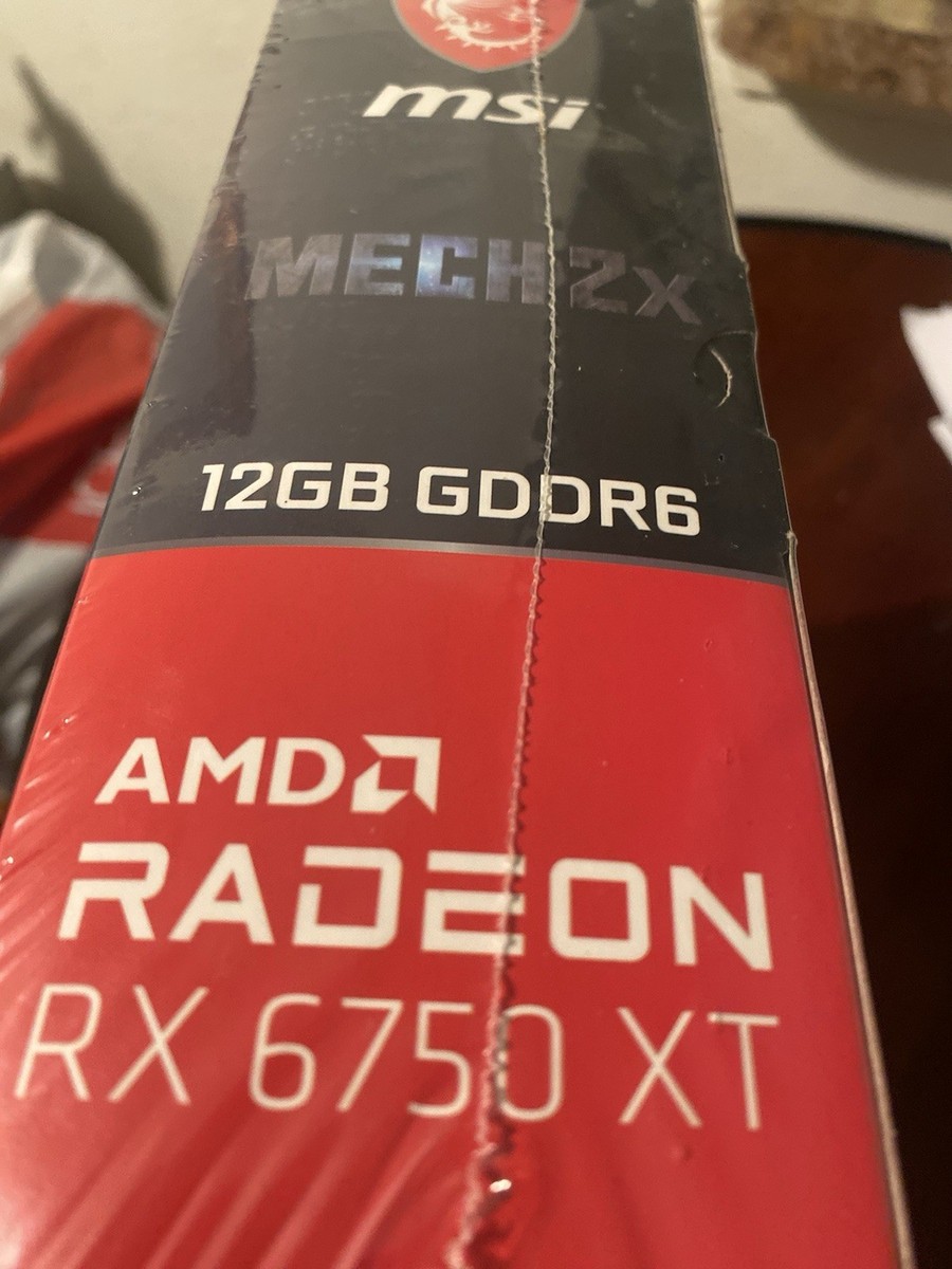 MSI Radeon RX 6750 XT MECH 2X OC 12GB GDDR6 Graphics Card MSI Radeon RX 6750 XT MECH 2X OC 12GB GDDR6 Graphics Card