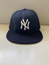 New York Yankees size 7 1/2 New Era Cool Base navy blue baseball hat