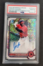 2022 Bowman Chrome - Jaison Chourio Auto Speckle Refractor /299 PSA 10