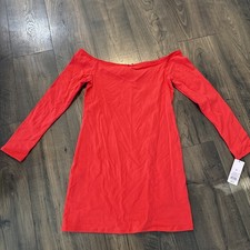WILD FABLE Womens Size XL New Mini Dress Solid Red