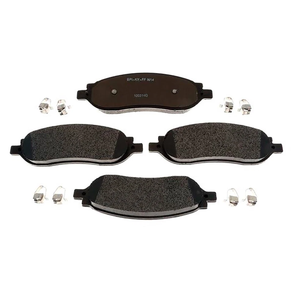 Juego de rotores de freno traseros + pastillas de freno metálicas para Ford F-250 Super Duty 2005-2007 Foto 2 de 4