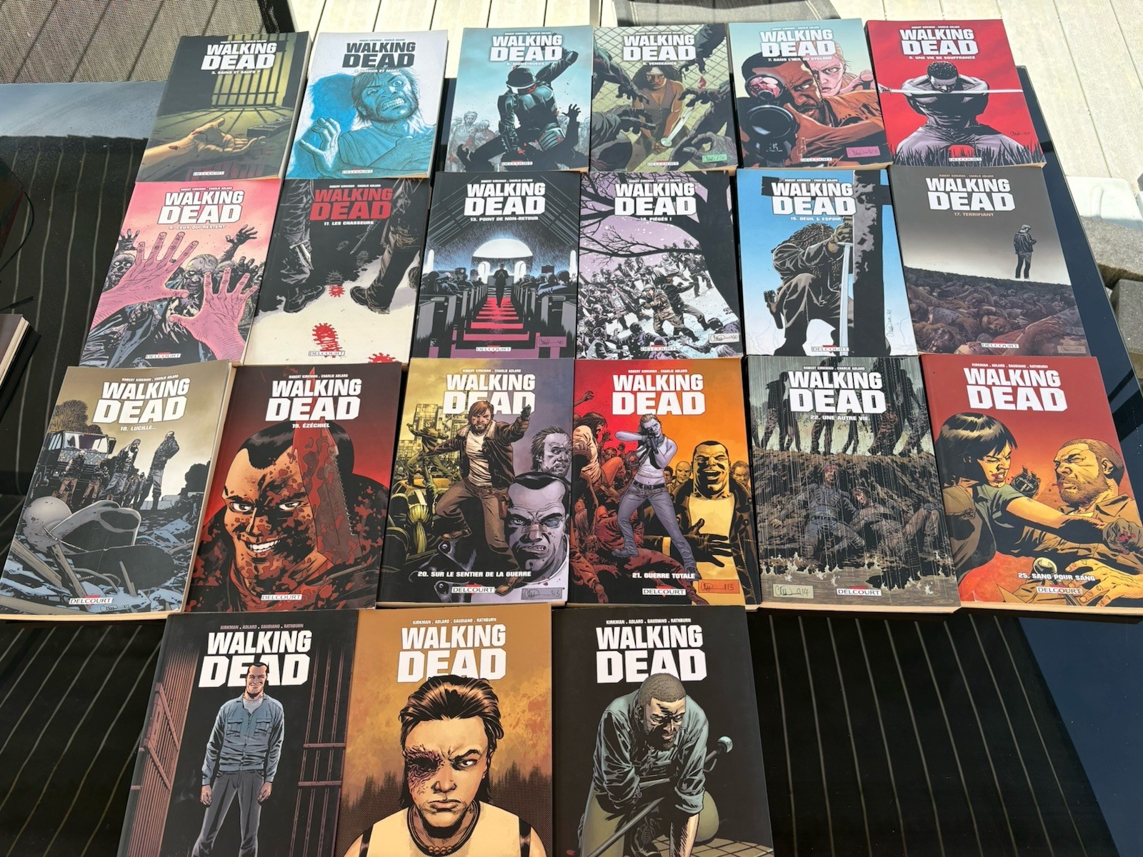 Lot BD The Walking Dead Kirkman 23 tomes VF Delcourt 3 a 
