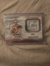 2021 Topps - Topps 70th Anniversary Manufactured Logo Patches Johnny Bench...